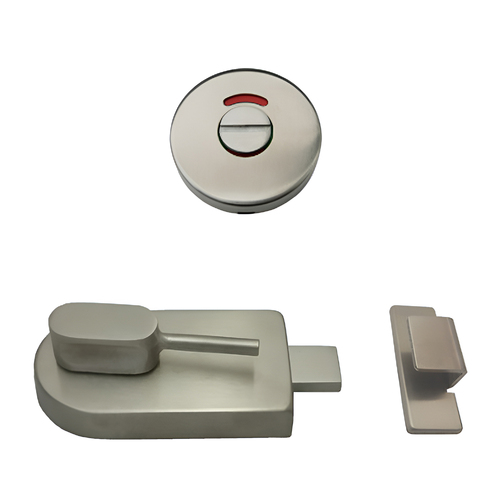Metlam Ambulant Lock and Indicator with Bumper Stainless Steel 700AMB_LOCK_SS