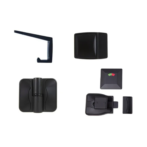 Metlam Toilet Advantage Designer Moda Kit Right Hand Black ADVMODA_RHKIT_DESIGNER