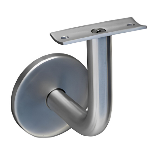 Metlam Hand Rail Bracket Concealed Fix Curved Top Satin Stainless Steel MLR386