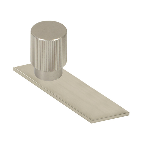 Momo Arpa Round Knob And Backplate 22mm Dull Brushed Nickel A0588.022.DBR