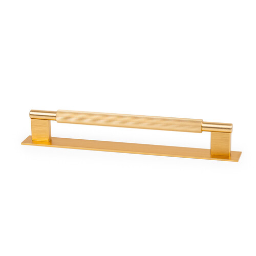 Momo Arpa D Handle and Backplate 192mm Brushed Dark Brass A0588.192.BDB