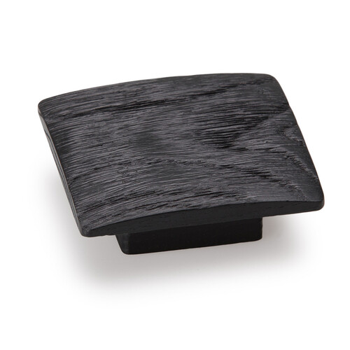 Momo Balto Square Timber Knob 60mm Black Woodgrain B0167.060.BWG