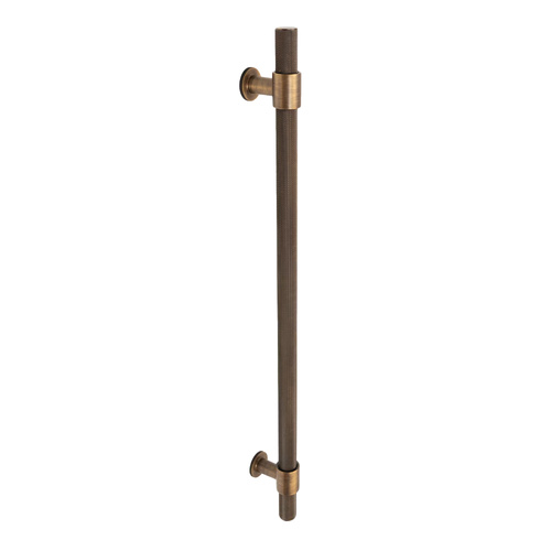 Momo Belgravia Knurled Entrance Door Pull Handle Bronze BLGEP.BNZ