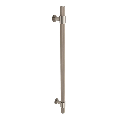 Momo Belgravia Knurled Entrance Door Pull Handle Dull Brushed Nickel BLGEP.DBR