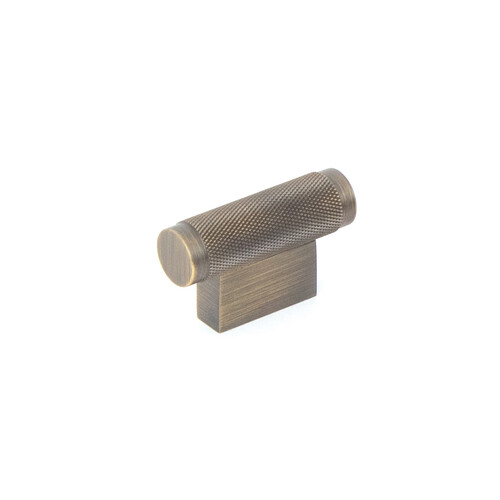 Momo Brighton Knurled T Knob 50mm Dark Brushed Brass BSPKN050.DBB