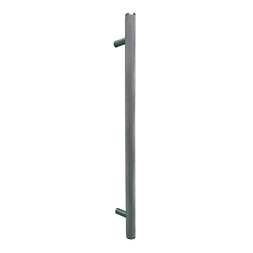 Momo Bellevue Knurled Entrance Door Pull Handle Dull Brushed Nickel BVEPKN.DBR
