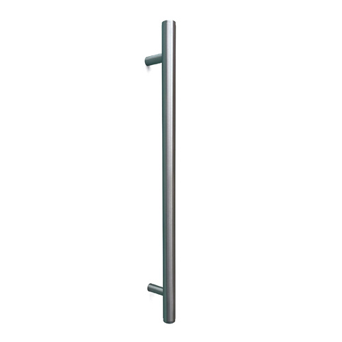 Momo Bellevue Plain Entrance Door Pull Handle Dull Brushed Nickel BVEPPL.DBR