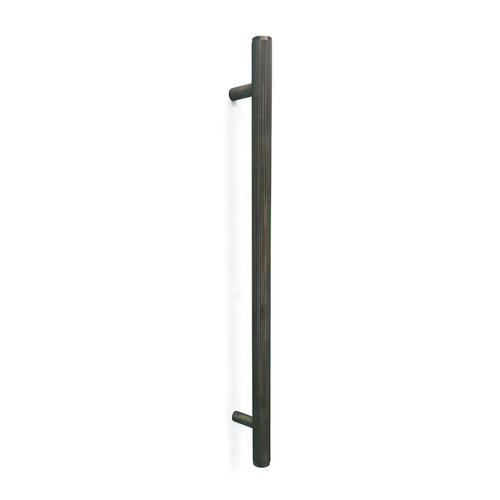 Momo Bellevue Lined Door Pull With Back to Back Fixing 416mm Bronze BVLDAP.416BB.BNZ