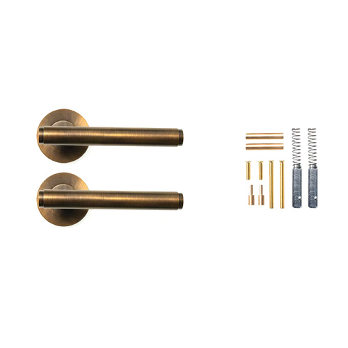Momo Bellevue Plain Door Lever Handle Set Lever Only Bronze BVLHPL.BNZ