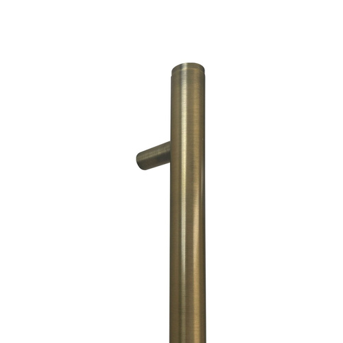 Momo Bellevue Plain Door Pull Handle Back To Back Fixing Dark Brushed Brass BVPLAP.416BB.DBB