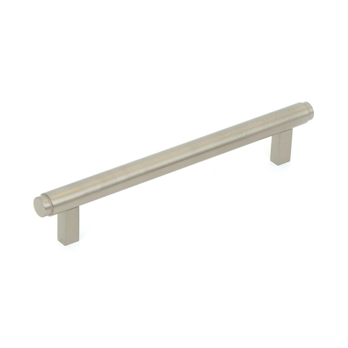 Momo Bellevue Plain Bar Pull Handle 160mm CTC Dull Brushed Nickel BVPPL160.DBR