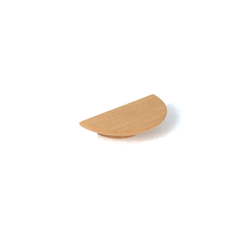 Momo Daintree Half Round Timber Handle 100mm American Oak Raw DHR100.AORW