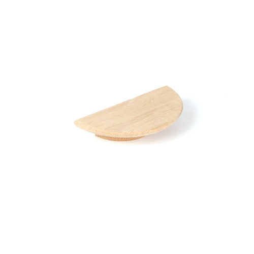 Momo Daintree Half Round Timber Handle 150mm American Oak Raw DHR150.AORW