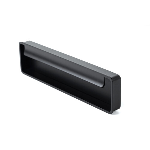 Momo Fold Flush Pull Handle 128mm Matt Black F0542.128.MBL