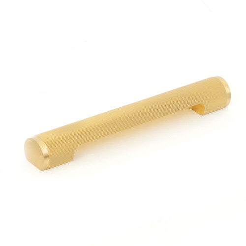Momo Manhattan Solid Brass Pull Handle 160mm Brushed Satin Brass MSPLN160.BSB