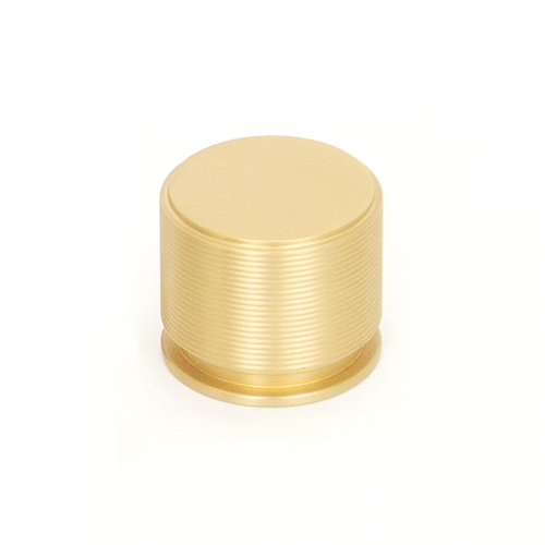 Momo Sussex Solid Brass Lined Knob 35mm Brushed Satin Brass SRKL035.BSB