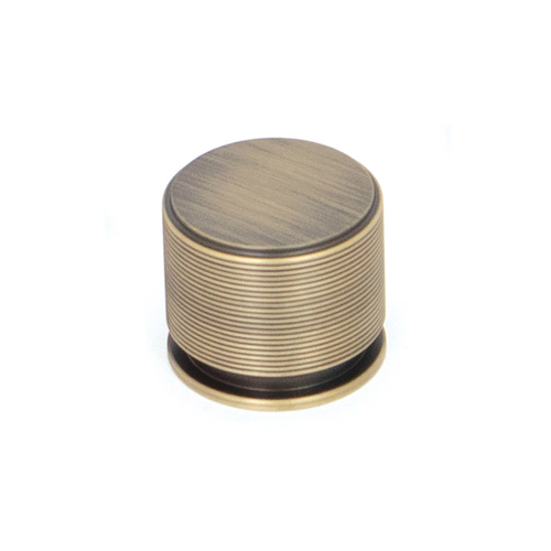 Momo Sussex Solid Brass Lined Knob 35mm Dark Brushed Brass SRKL035.DBB