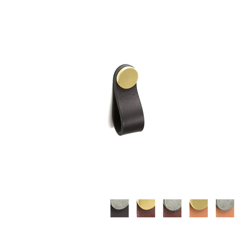 Momo Flexa Leather Cabinet Pull - Available In Various Finishes