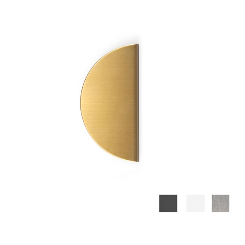 Momo Sola Half Round Lip Pull - Available In Various Finishes and Sizes