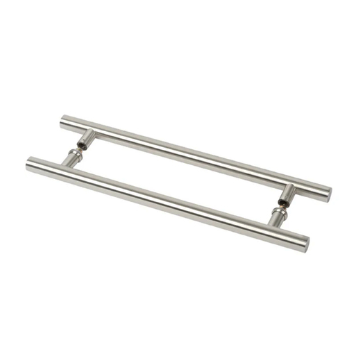 N2lok Vienne Tube Door Pull Satin Stainless Steel Box Pack 2DP01SSSBP