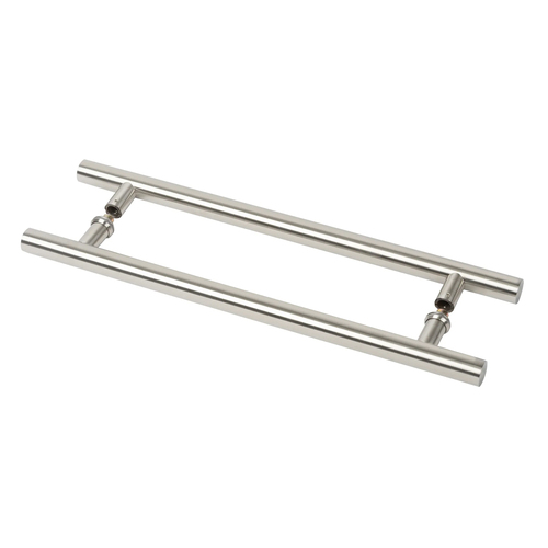 N2lok Vienne Round Door Pull Handle Back to Back 450mm Satin Stainless Steel Box Pack 2DP12ASSSBP