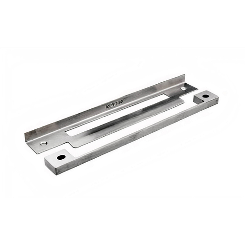 N2lok Euro Mortice Rebate Kit Satin Stainless Steel 2MRKSSSBP