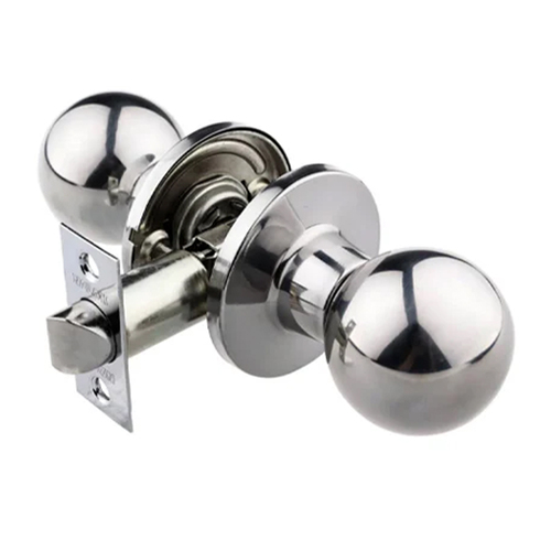 N2lok Pila Door Knob on Round Rose Passage Set Polished Chrome 540R P PC BP
