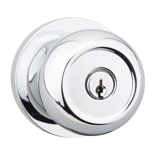 N2lok Korona Door Knob Entrance Set Box Pack Polished Chrome 660R K PC BP