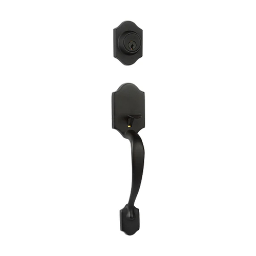 N2lok Charente Single Cylinder Door Entrance Set Box Pack Matt Black 765CHSCMBBP