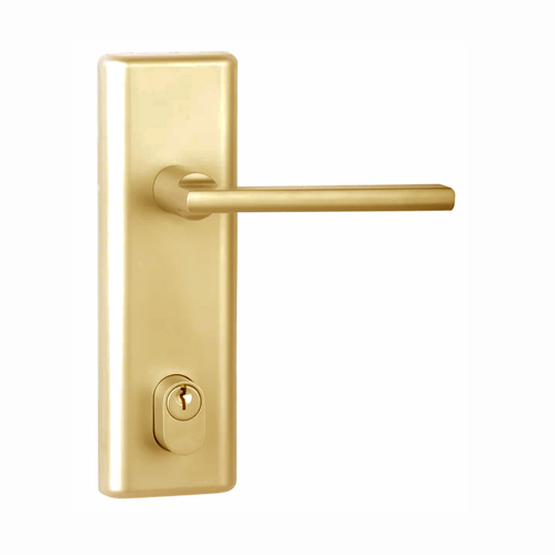 N2lok Infinity Decorus Door Lever Handle Multifunction Entry Set Satin Brass V2/9265/DE/SBBP
