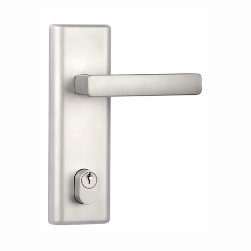 N2lok Infinity Vitus Door Lever Handle Multifunction Entry Set Satin Chrome Plate Box Pack
