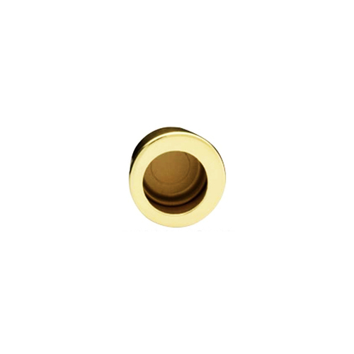 Manital ART56 Sliding Door Round Edge Pull Satin Brass 56-OSO