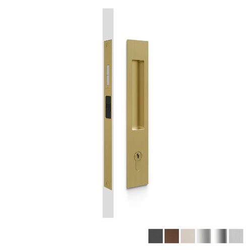 Mardeco M Series Flush Pull Euro Lock Set - Available in Various Finishes