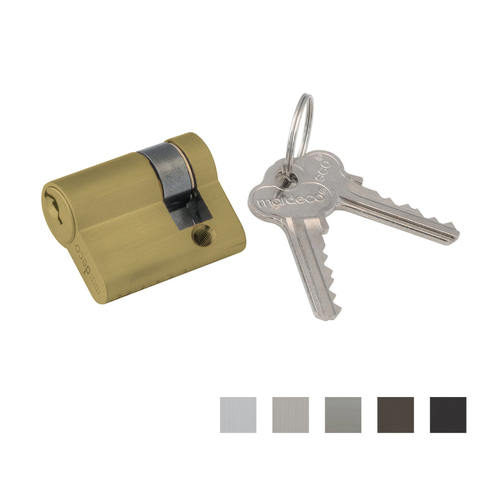 Mardeco 'M' Series C4 Euro Cylinder for 8104/SET Euro Lock Flush Pull - Available in Various Finishes and Sizes