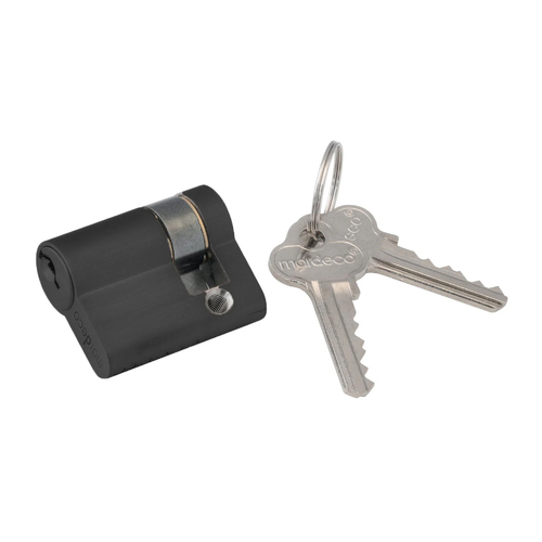 Mardeco 'M' Series C4 Euro Cylinder 3 Pin to the Center 39mm Matt black for BL8104/SET Euro Lock BL8500/39