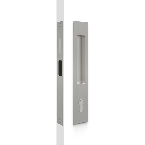 Mardeco M Series Flush Pull Euro Lock Set Brushed Nickel BN8104/SET