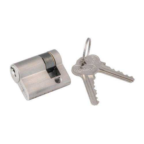 Mardeco 'M' Series C4 Euro Cylinder 4 Pin to the Center 29mm Brushed Nickel for BN8104/SET Euro Lock BN8500/29