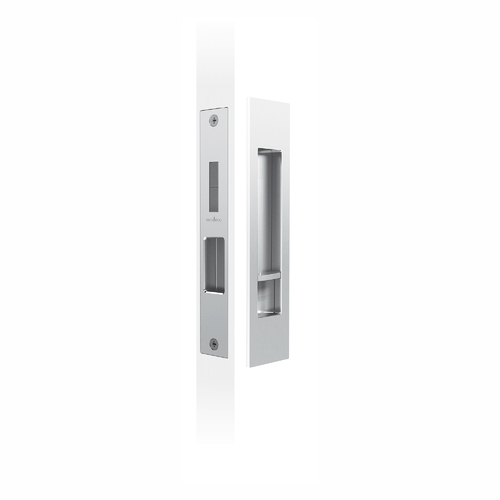 Mardeco 'M' Series Flush Pull Privacy Set Brushed Satin Chrome BSC8004SET