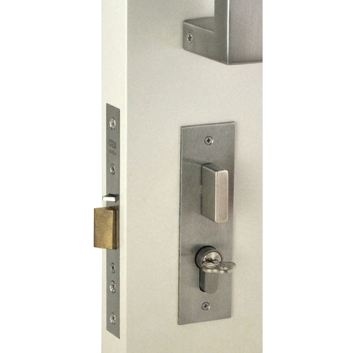 Nidus OZI 4 Mortice Door Lock Combo Satin Stainless Steel CDL-O-REC-SS