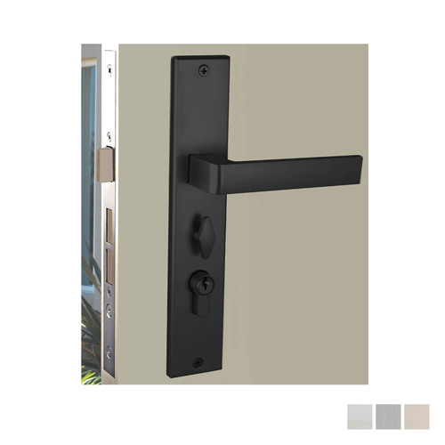 Nidus Marino Ozi-1 Lock Combo Door Lever on Longplate Entrance Set
