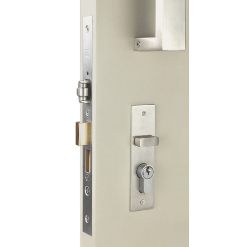 Nidus OZI 3 Roller Mortice Door Lock Combo Square CRL-OR-REC-SS Right Hand