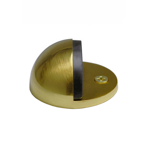 Nidus Floor Mounted Door Stop Satin Brass DSFM1-SB
