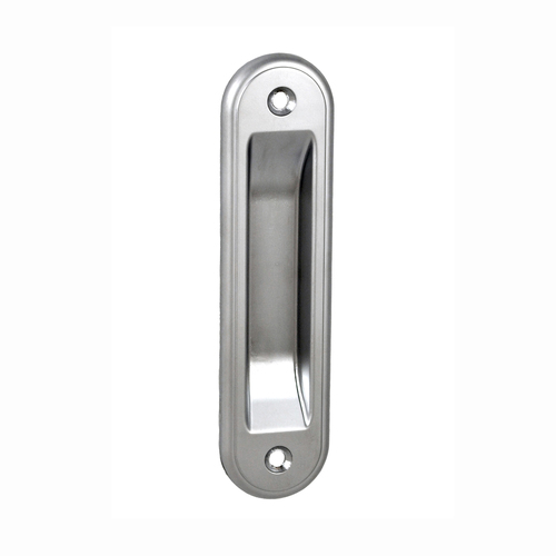 Nidus Radius Corner Flush Pull Satin Chrome FPRADSC