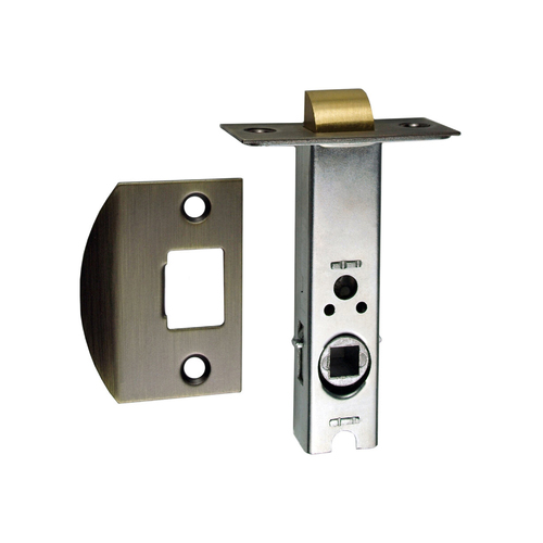Nidus Tubular Latch Double Sprung 60mm Antique Bronze LATDS60-AB