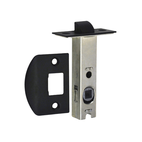 Nidus Tubular Latch Double Sprung 60mm Matt Black LATDS60-BL