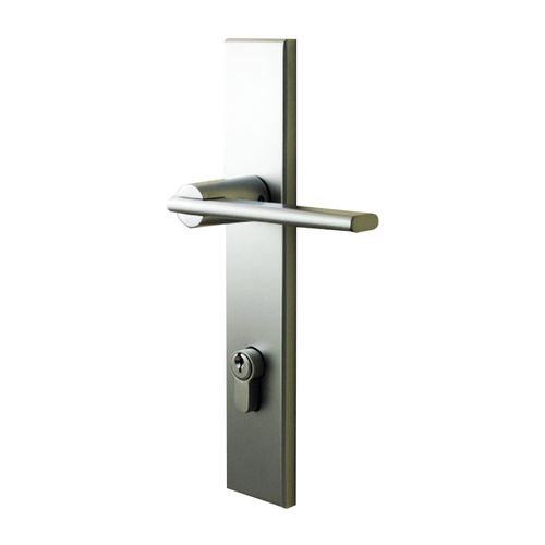 Nidus Metro Lever on Longplate Entrance Set Polished Chrome LP-MET-E-CP