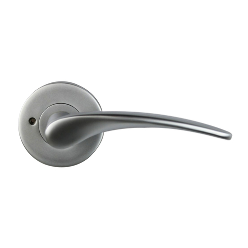 Nidus Mediterranean Altro Lever Privacy Set Satin Chrome MALT-PRI-SC