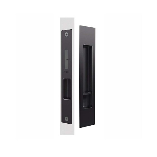Mardeco 'M' Series Flush Pull Privacy Set Matt Black BL8004SET