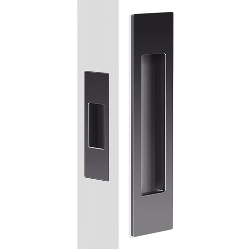 Mardeco 'M' Series Flush Pull Passage Set Matt Black BL8008/Set