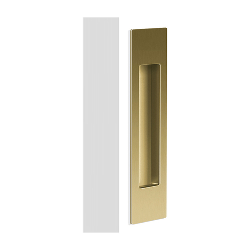 Out of Stock: ETA Early February - Mardeco 'M' Series Flush Pull Satin Brass Single BRS8002/190